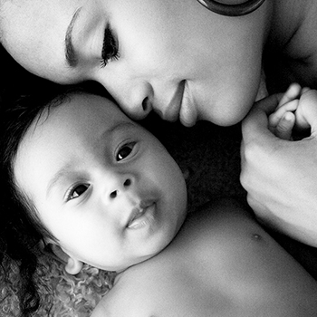 Portrait mit Baby & Mami